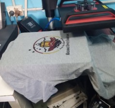 Custom printing equipment at Madang Office Solutions